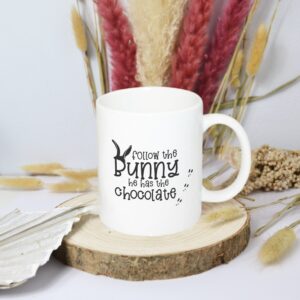 Skodelica 330 ml - Follow the bunny